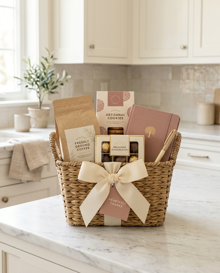 Coffee & Little Notes — gift basket by Kecia's Gift Baskets